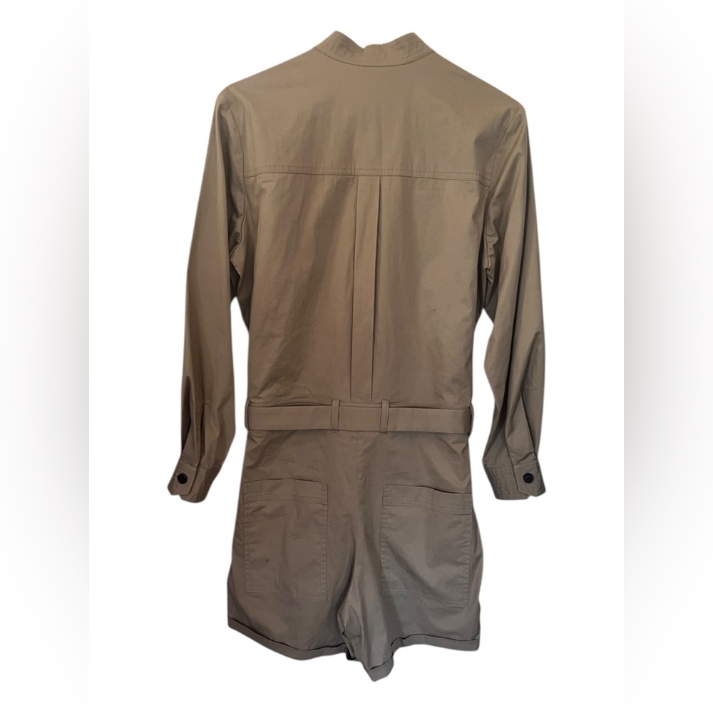 NWT Zadig & Voltaire Cooki Twill Cotton Mackintosh Utility Romper Size M - Picture 5 of 8